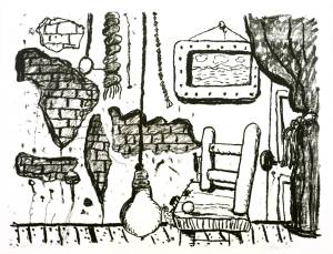 East Side 1980 by Philip Guston 1913-1980